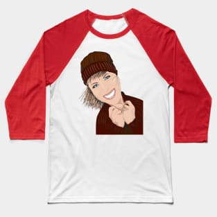 Winter Girl Baseball T-Shirt